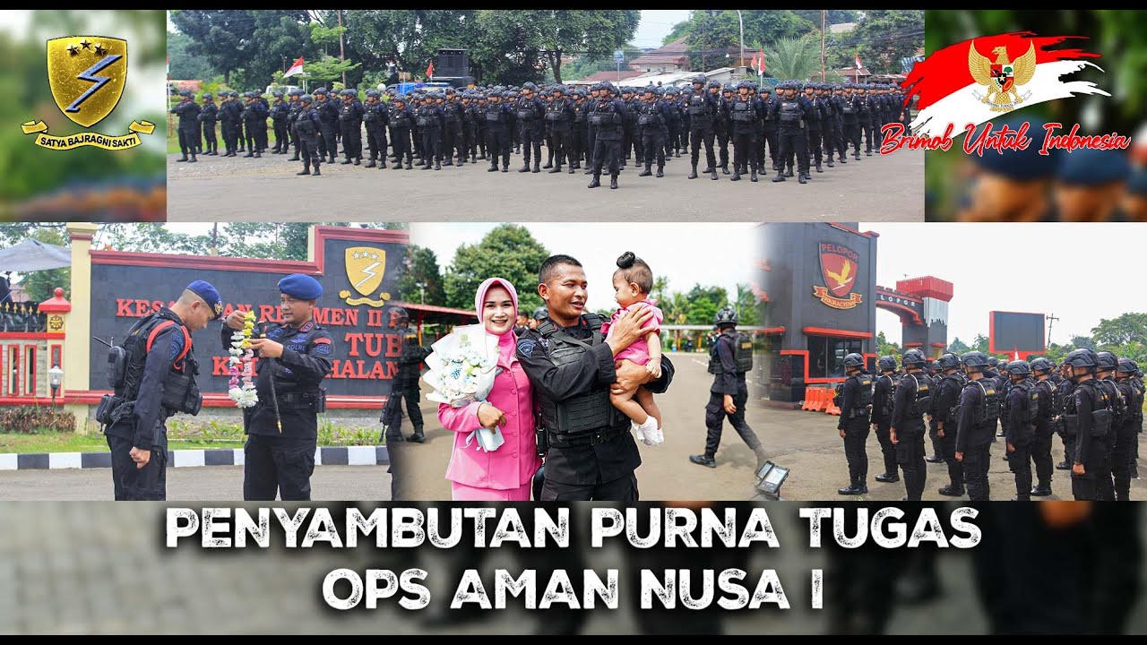 PENYAMBUTAN PURNA TUGAS OPS AMAN NUSA I