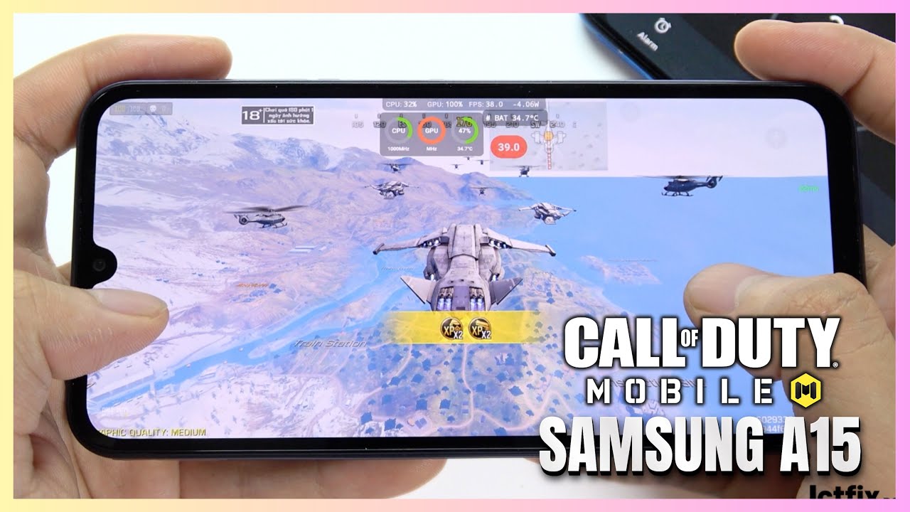 Samsung Galaxy A15 5G Call of Duty Mobile Gaming test | Dimensity 6100+, 90Hz Display