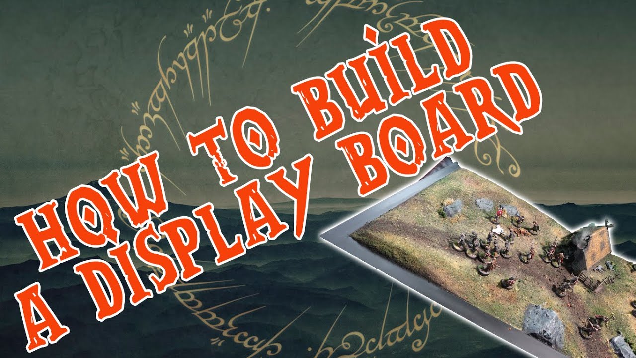 Terrain Tutorial How to make an army  display board