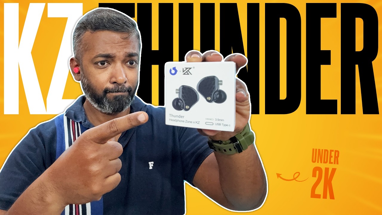 KZ Thunder Headphone Zone Edition 🔥 Bass Gaming IEM for ₹1999! #SBUS
