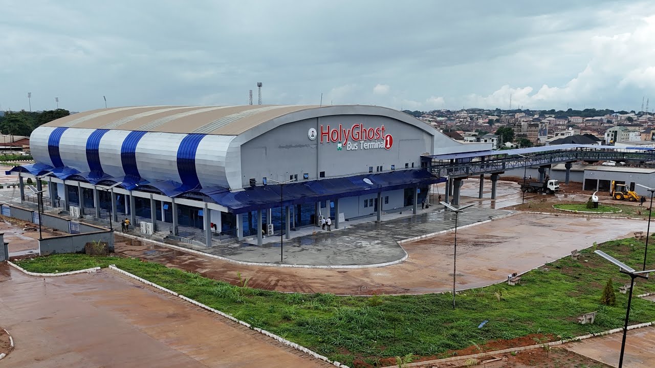 New Look Of Ongoing Holy Ghost Bus Terminal Construction || Enugu Nigeria