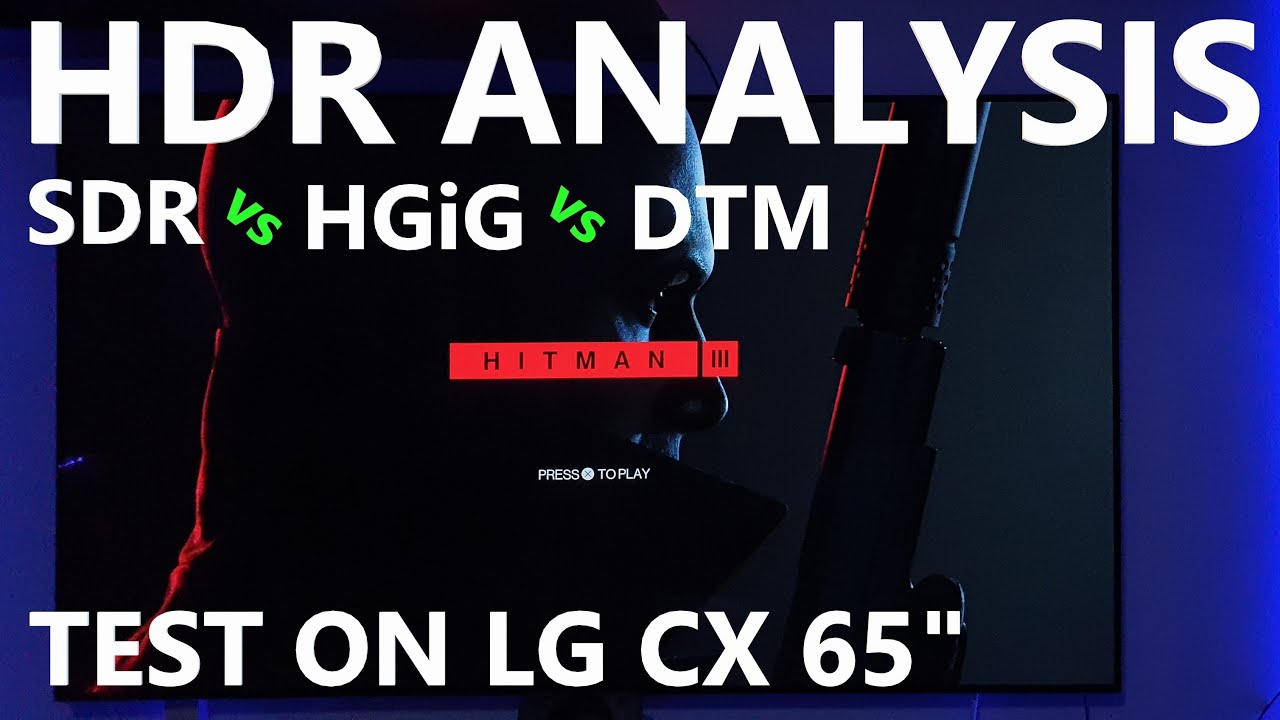 Анализ HDR в Hitman 3 — SDR, HGiG и DTM — Xbox Series X / PS5