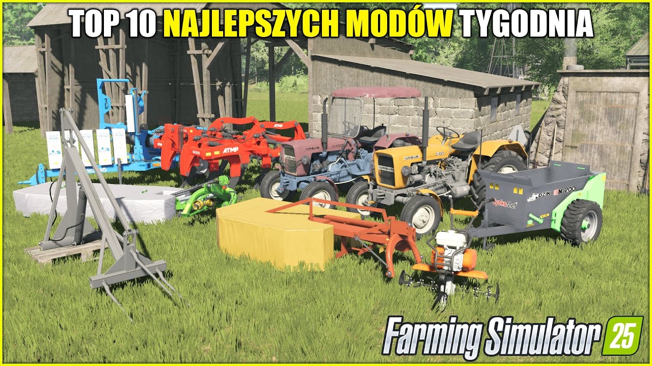 TOP 10 NAJLEPSZYCH POLSKICH MODÓW ⭐ FS 25  *Ursus C-330/C-330M, Talex OptiCut, Cynkomet Dzik*