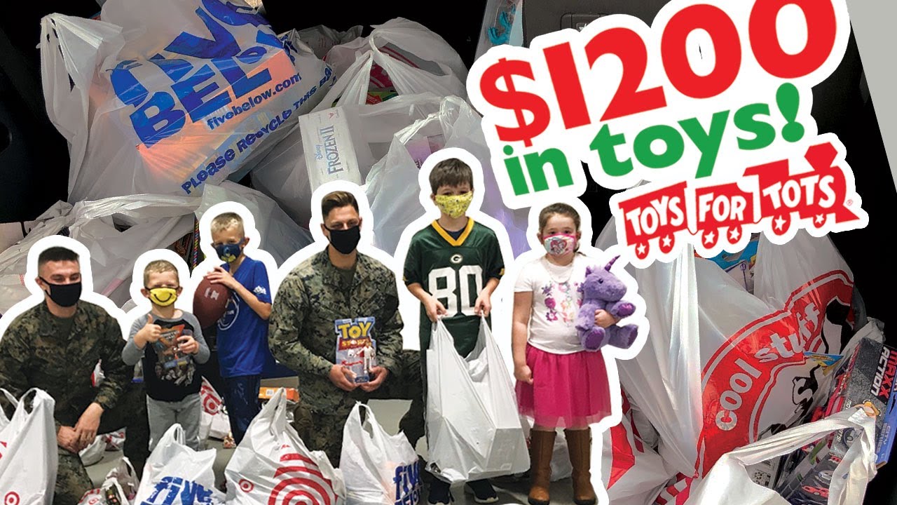 Toys for Tots $1,200 Shopping Spree and Delivery to US Marines!