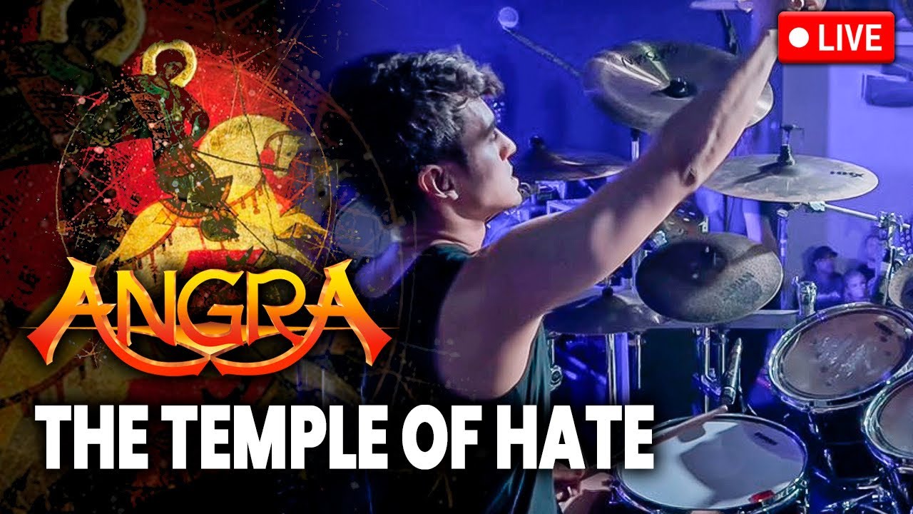 Temple of Hate - Bruno Valverde Drum Cam - Angra Live in Santos, Brazil