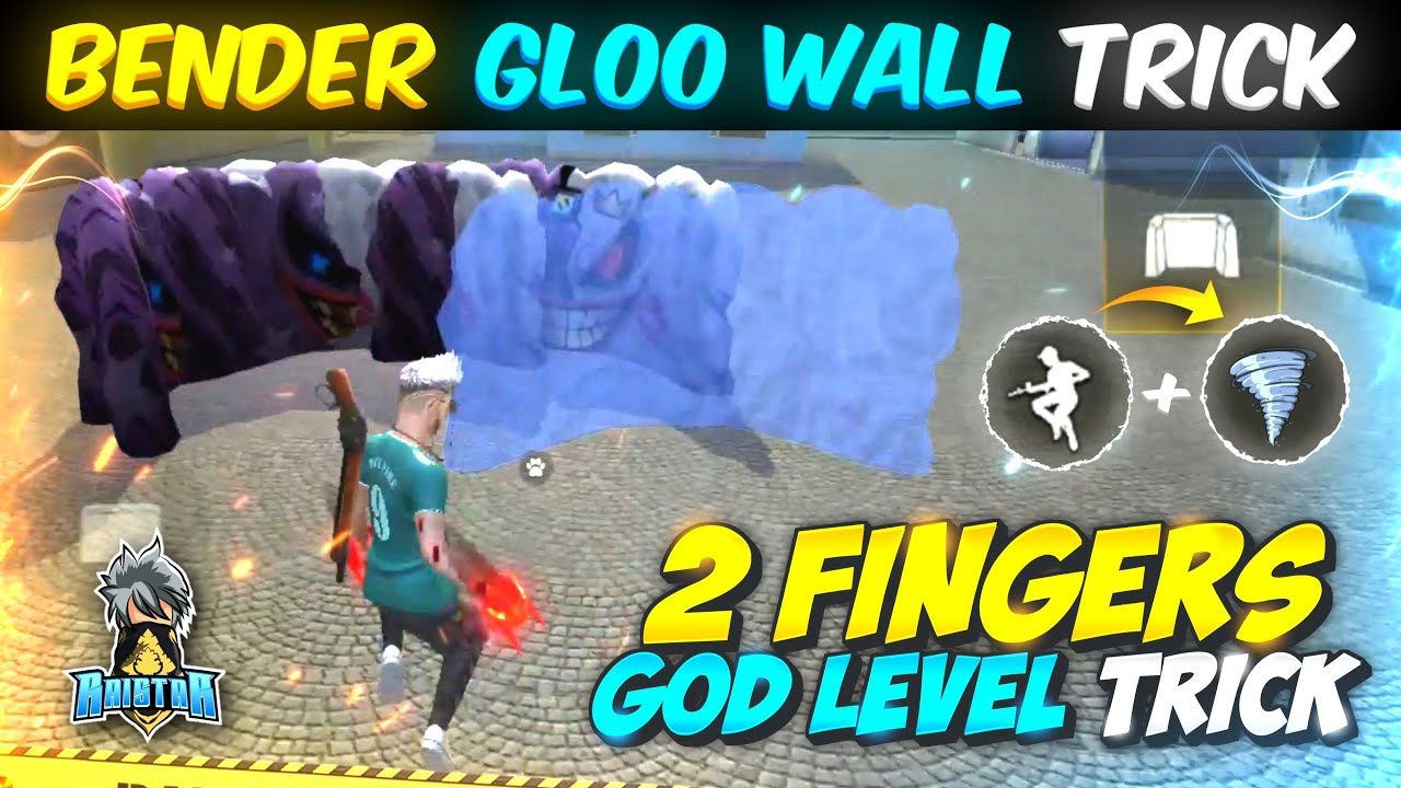 Bender Gloo Wall Trick 😈 | Very Fast 360 Gloo Wall Trick | Back Run Gloo Wall Trick Free Fire