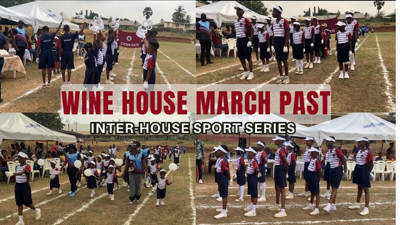 WINE HOUSE MARCH-PAST ¦¦¦ Inter-House sport day series with The Amazon Deb