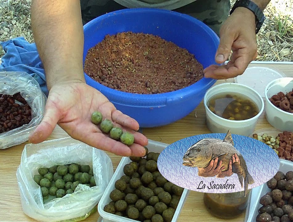 Boilies caseros de guisantes