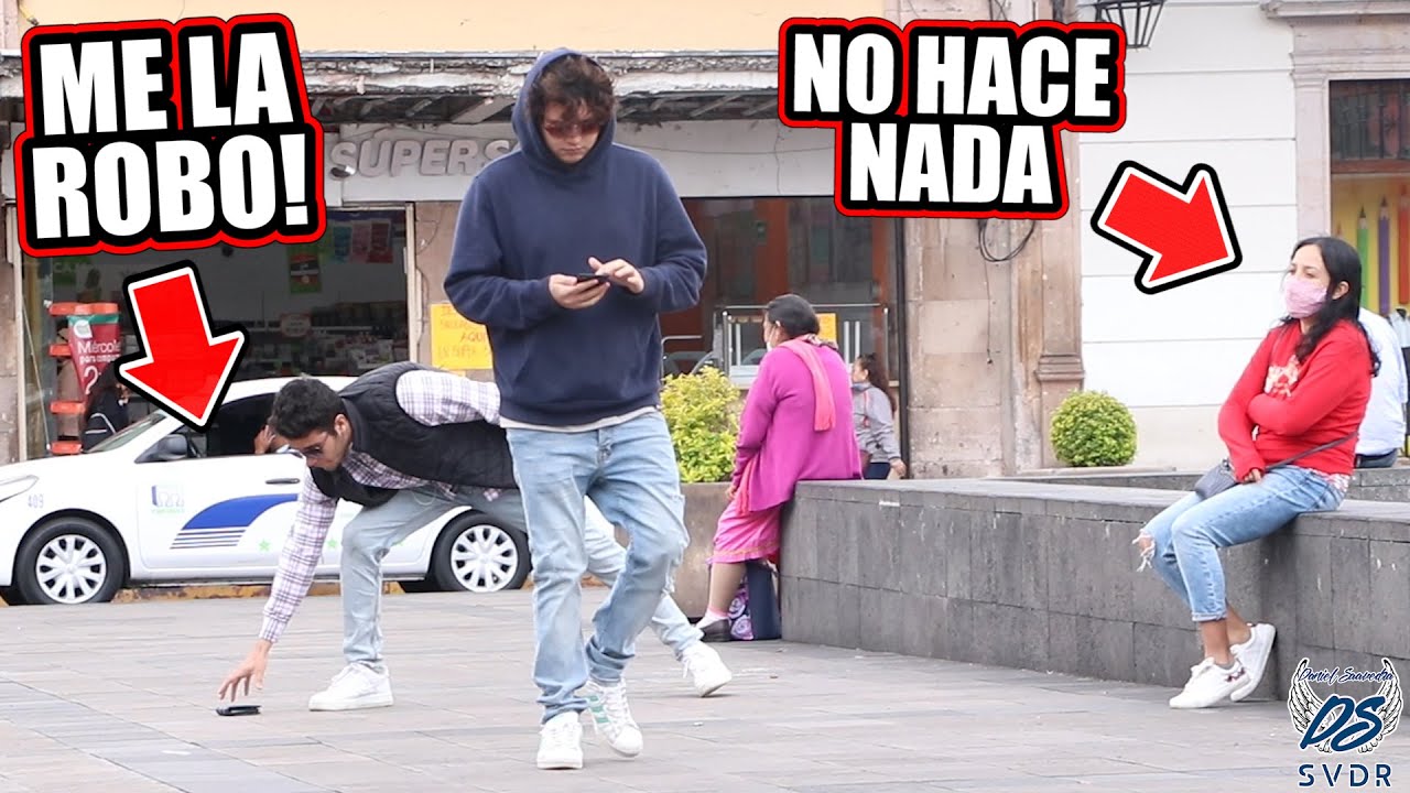 ME R&Oacute;BO UNA CARTERA FRENTE A PERSONAS Y PASA ESTO