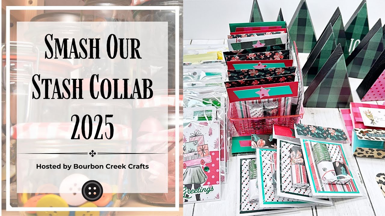 8 Projects from 1 12x12 Pad - Craft Show Idea Project Share - Smash our Stash Collaboration