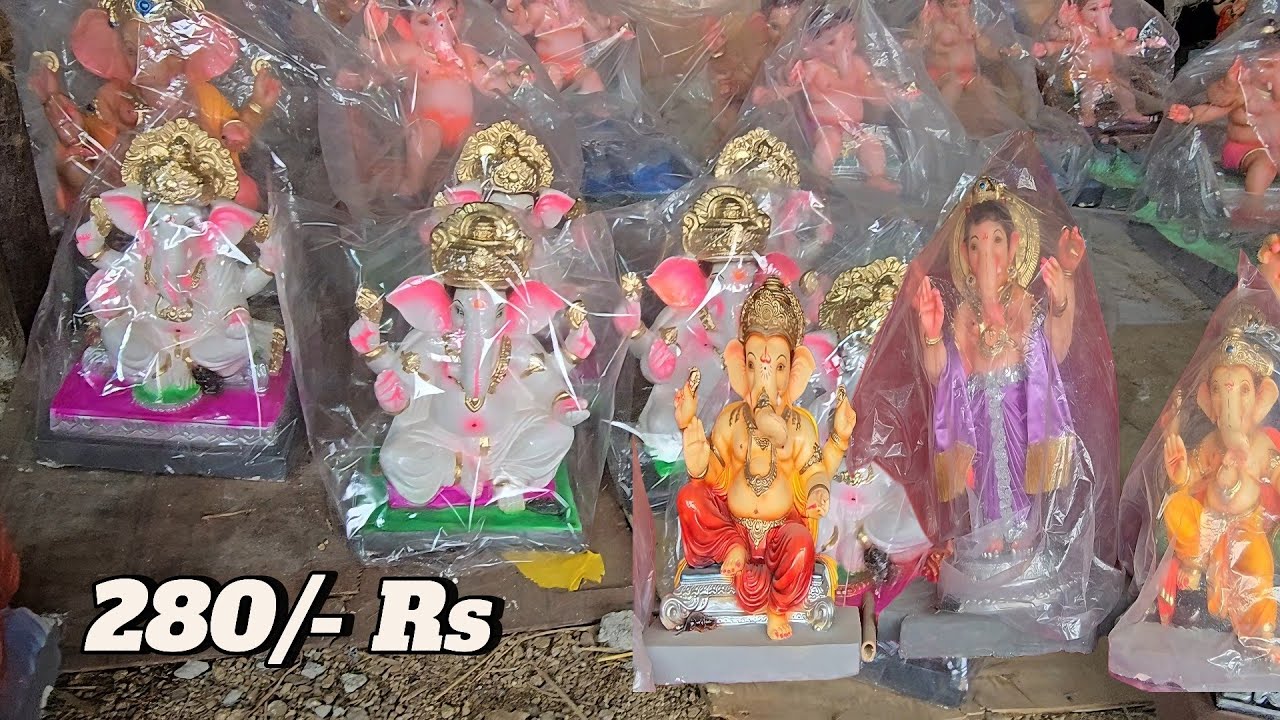 Whole Sale Small Size Ganesh Idols Low Cost at Nagole #ganesh #ganpati