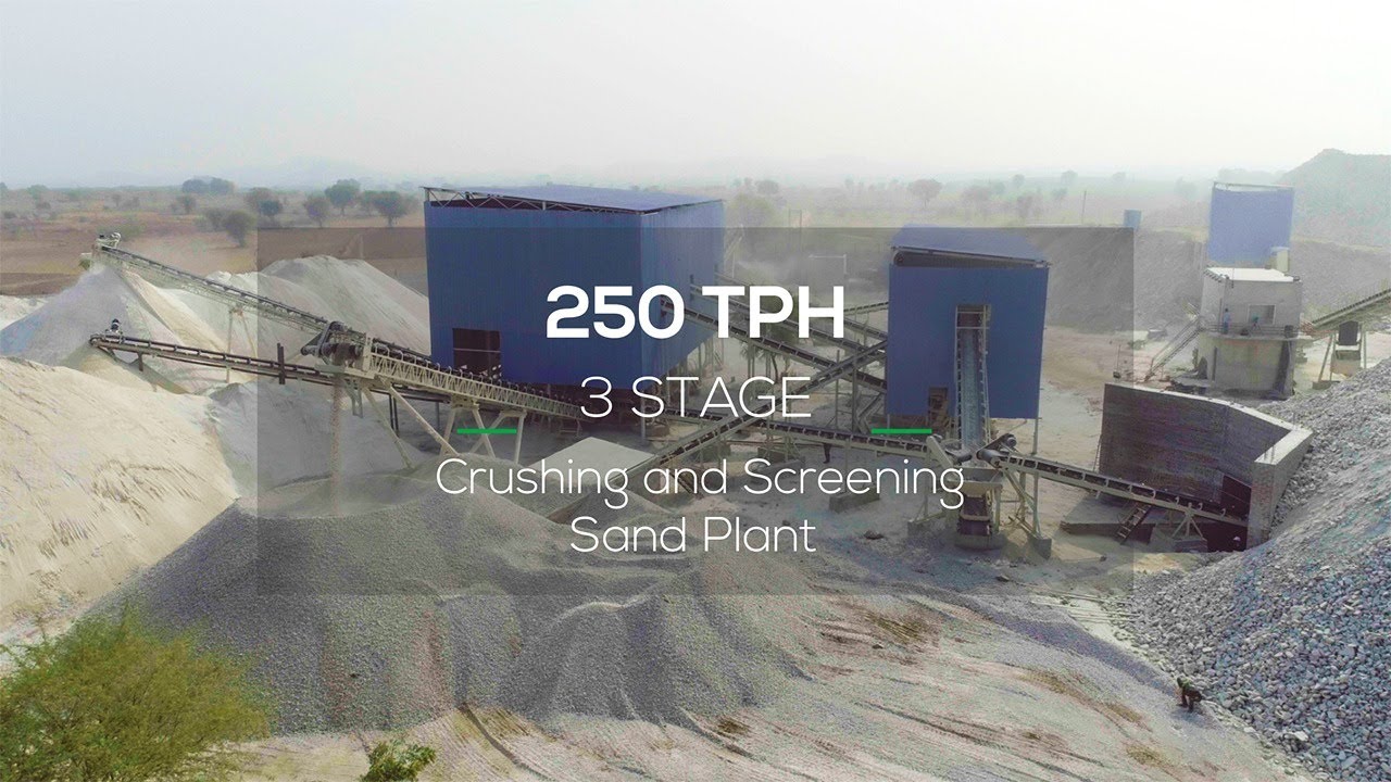 PROPEL | 250 TPH 3 STAGE CRUSHING & SCREENING SAND PLANT