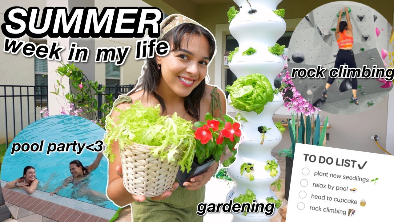 productive summer self-care vlog + days in my life