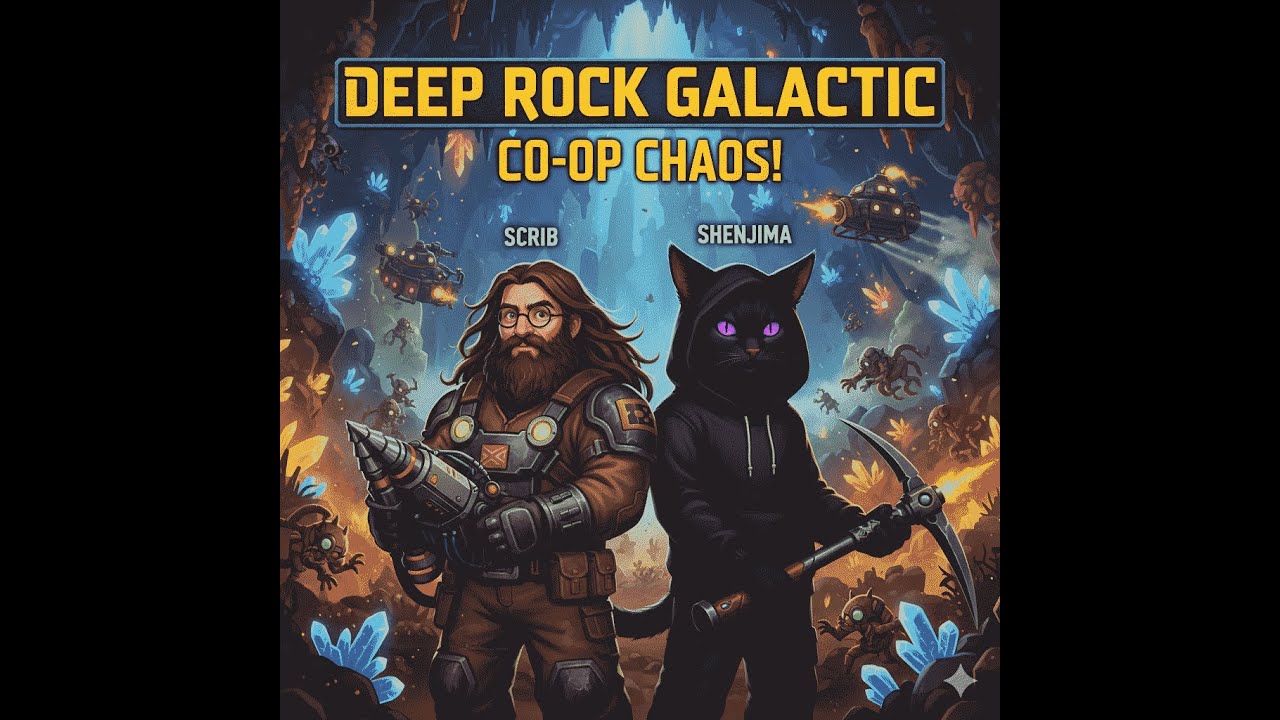 Playing some Deep Rock Galactic