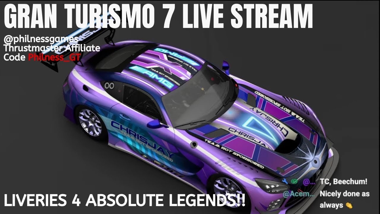 GT7 LIVE STREAM WED WIND DOWN LIVERIES#GT7 #T598 #notsponsored