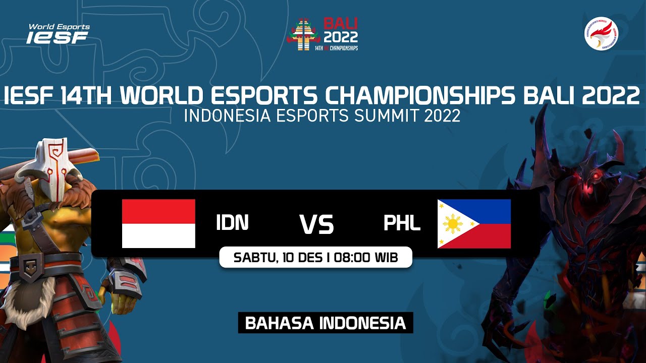 (BAHASA INDONESIA) DOTA2: INDONESIA VS PHILIPPINES | GRAND FINAL | IESF WORLD CHAMPIONSHIP BALI 2022