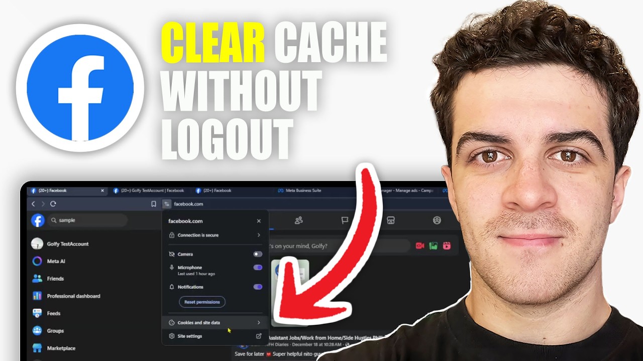 How to Clear Facebook Cache Without Logout (2026 Guide)