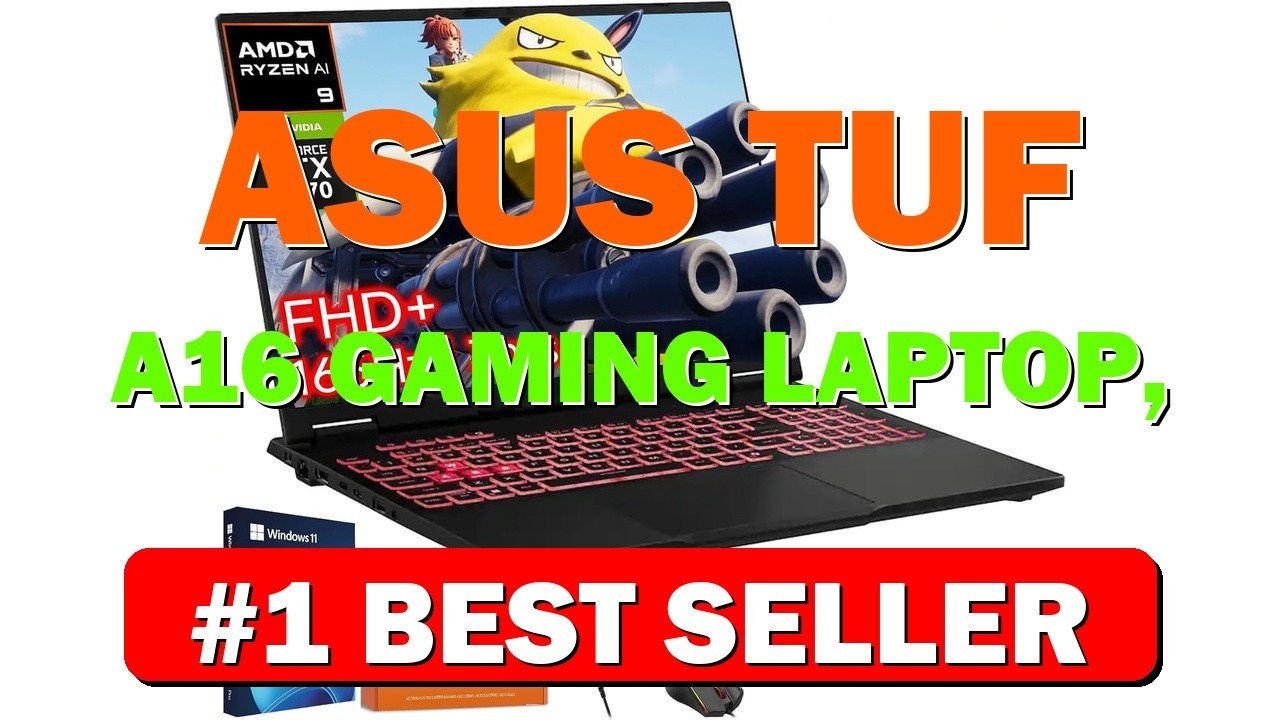 ASUS TUF A16 Gaming Laptop AMD Ryzen 9 270 (Up to 5.2GHz) - B0GGRCJ544
