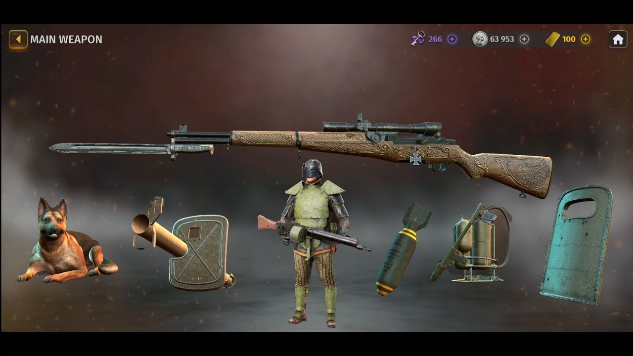 World War 2 Battle Combat Supreme Assault rifle M1 Garand Elite MAX damage my Kill streak Gameplay