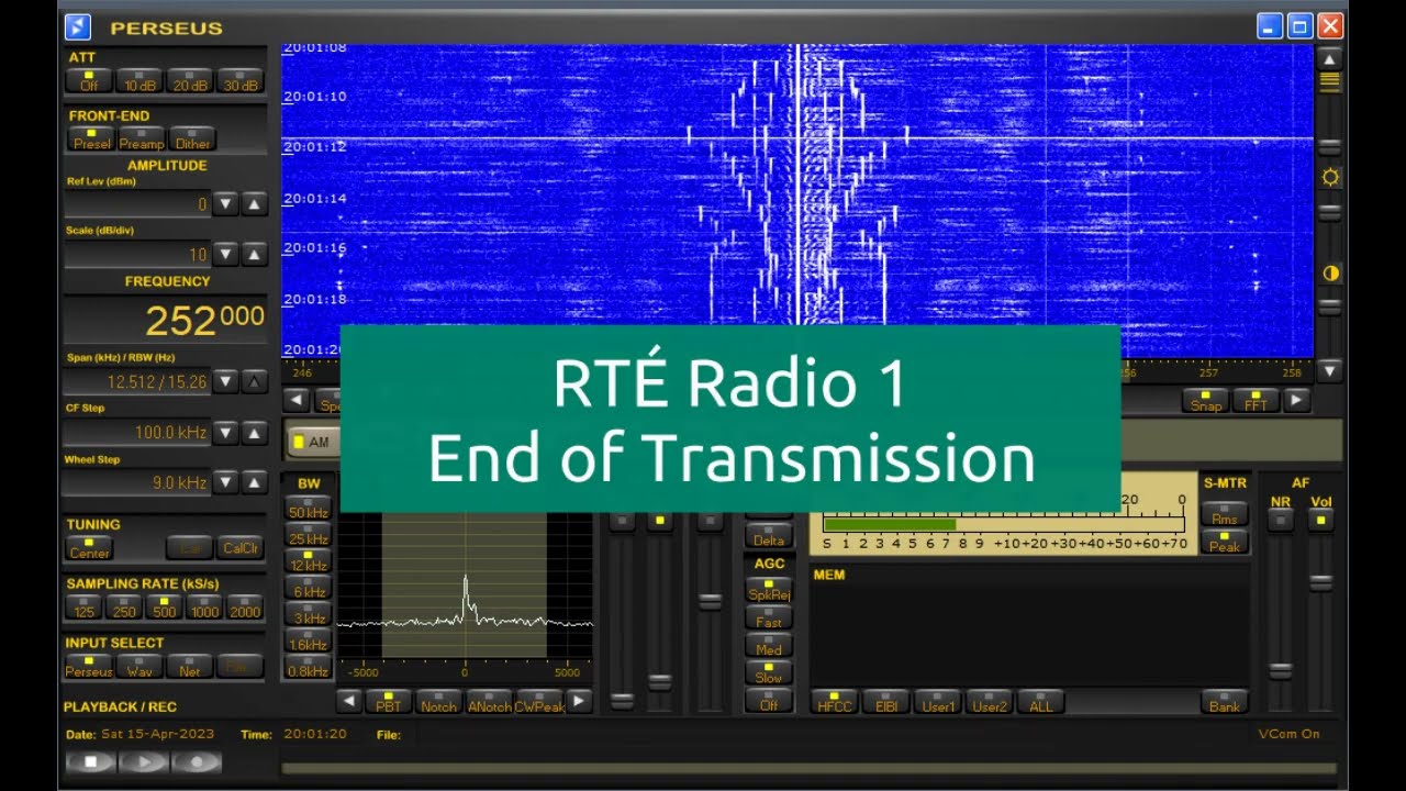 RTÉ Radio 1 - End Of Broadcast - With 