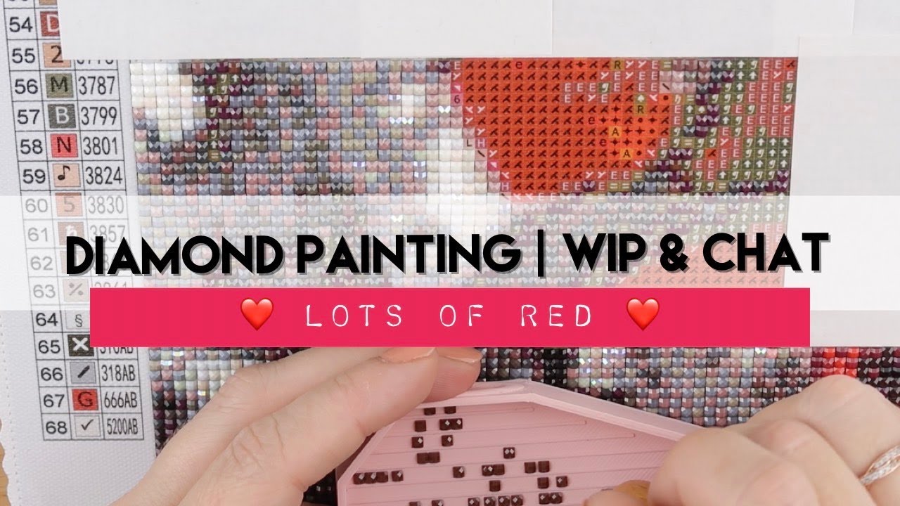 Diamond Painting WIP & Waffle | Vivian Fox | Carat Art