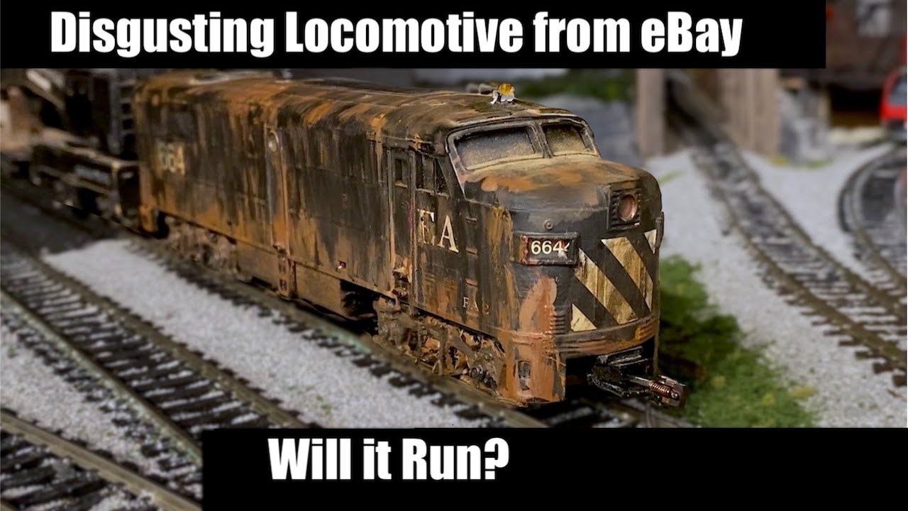 Отвратительный двухблинный локомотив с eBay — поедет ли он?