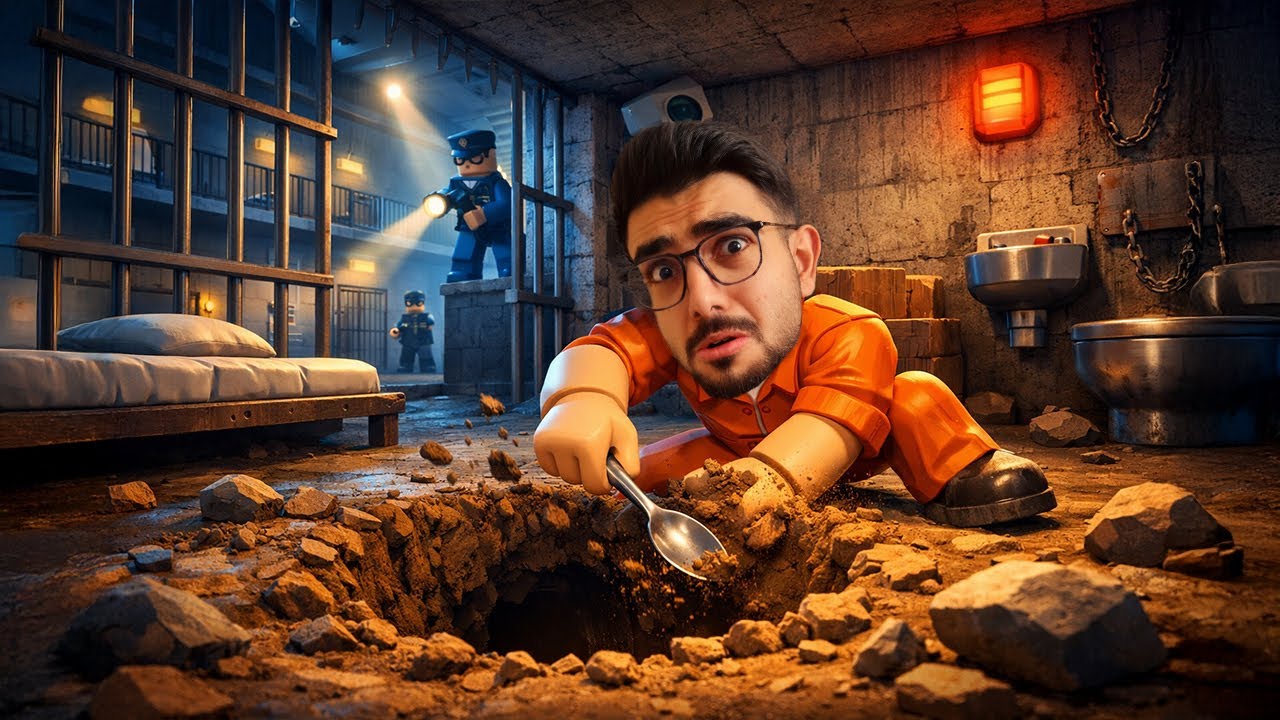 الهروب من السجن بطريقة مجنونة !🥄