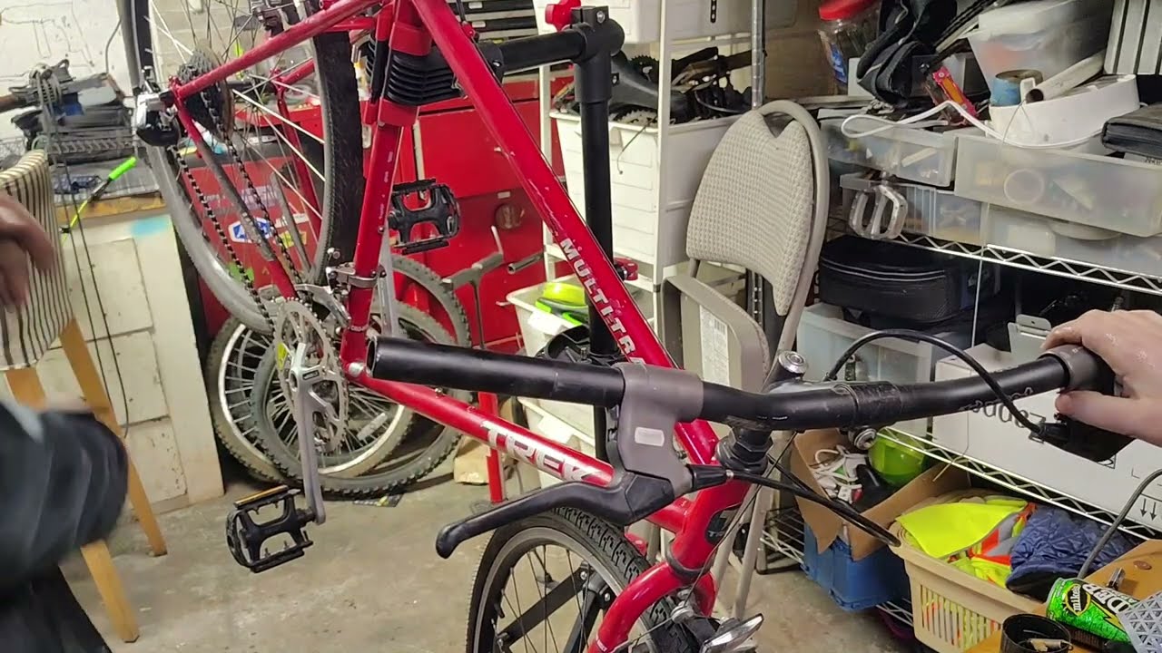 me and Marge fix the1990 Trek 730 multitrack