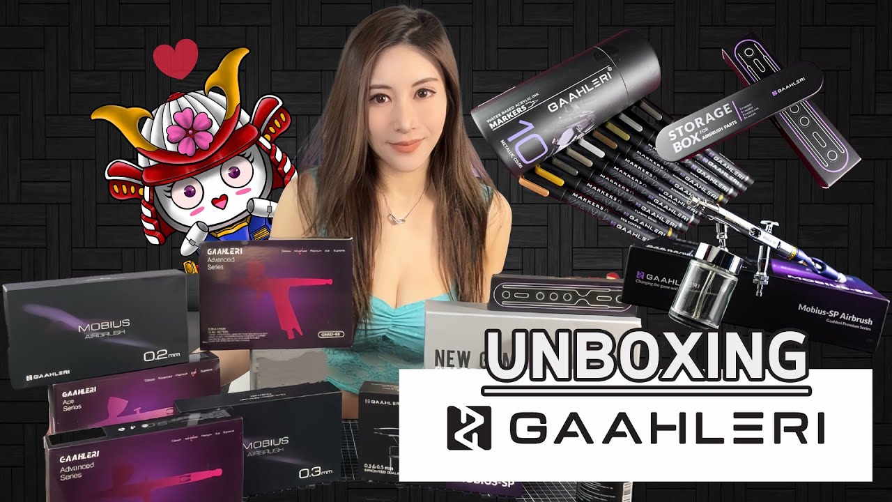 Cyn Workshop | Unboxing Gaahleri Products | Premium Airbrushes & Tools