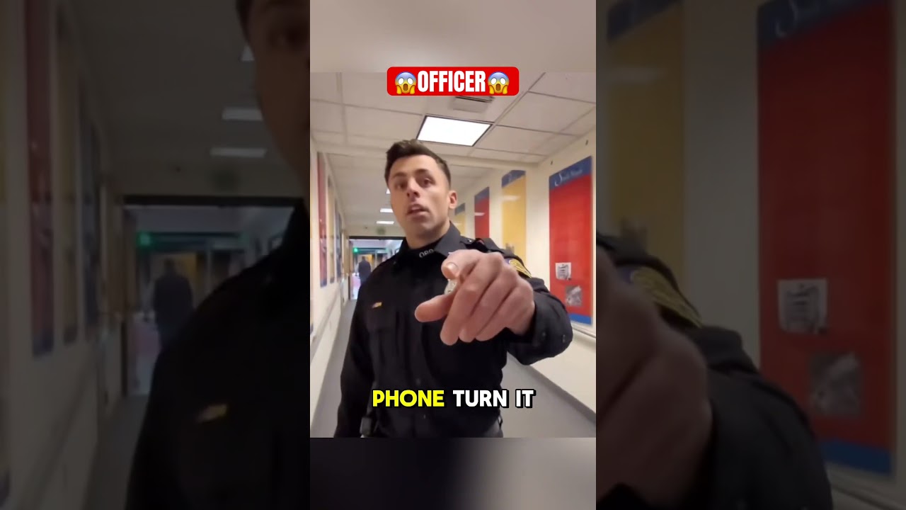 Полицейский не смог применить силу запугивания на общественной территории😨