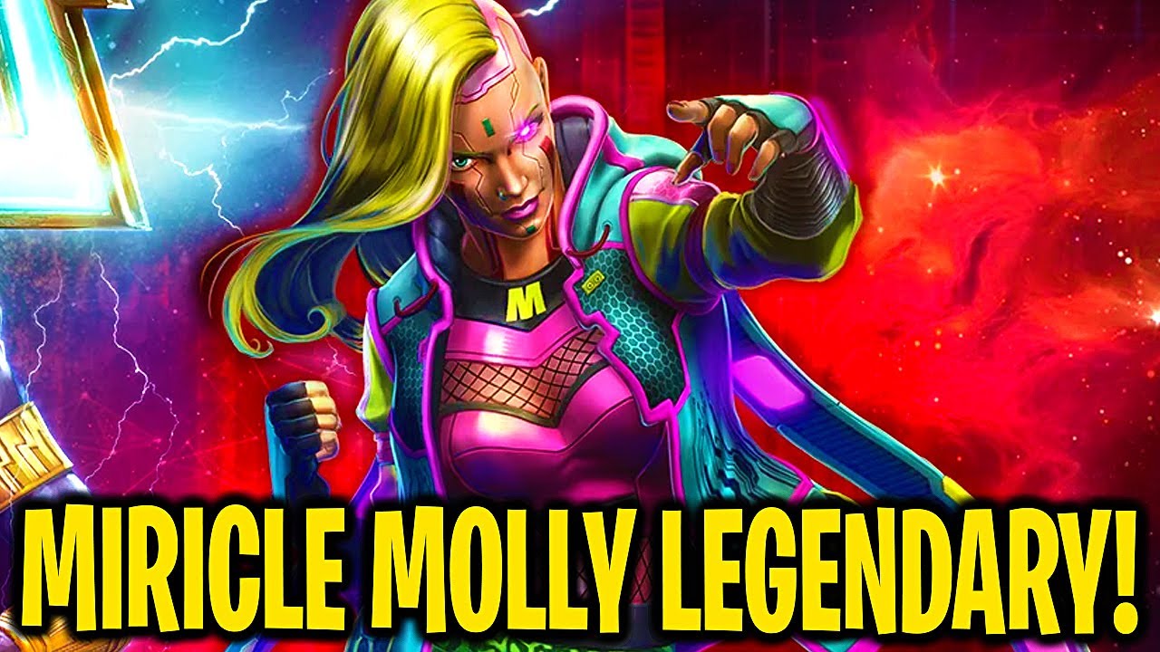 MIRACLE MOLLY LEGENDARY RANK UP! - DC Legends