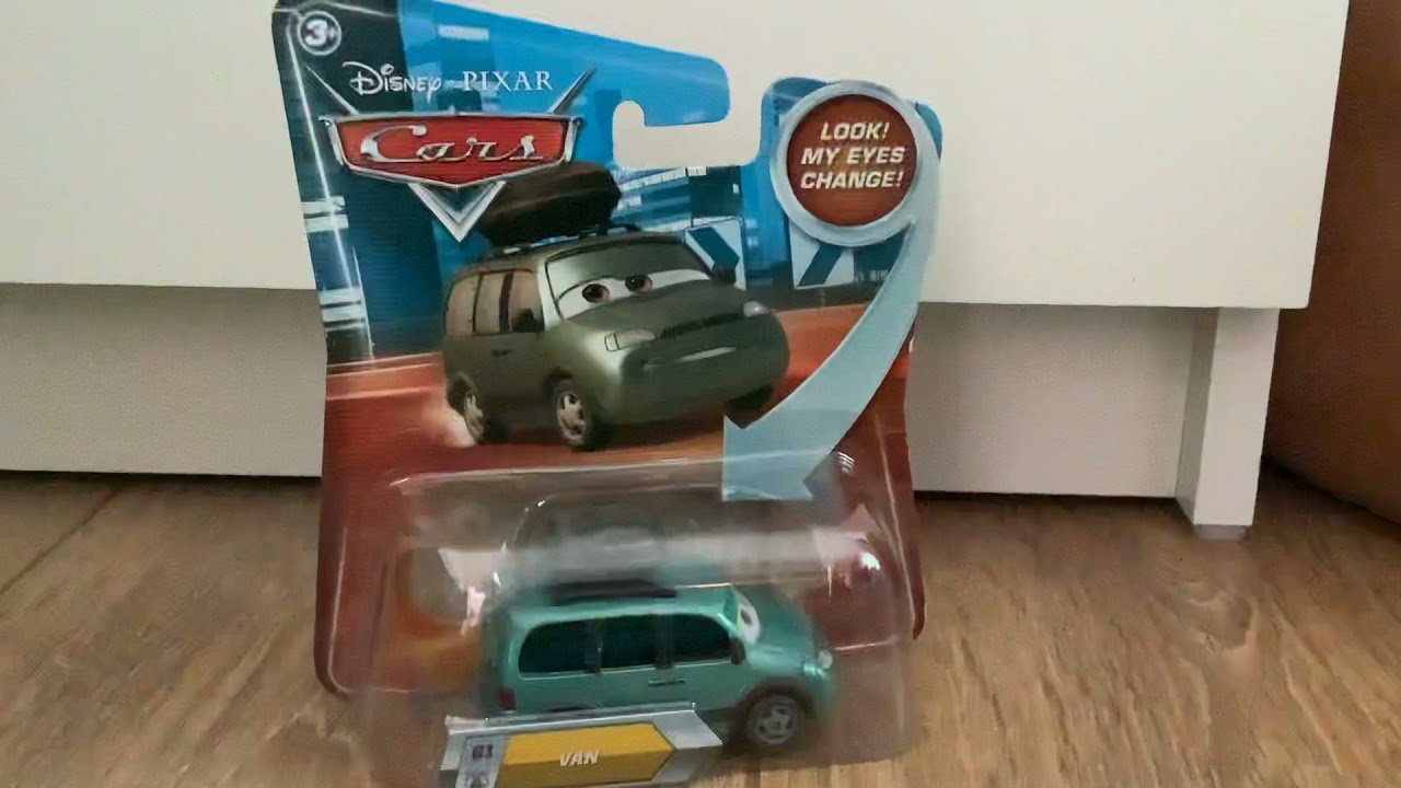 Unboxing  van look my eyes change Disney Pixar cars