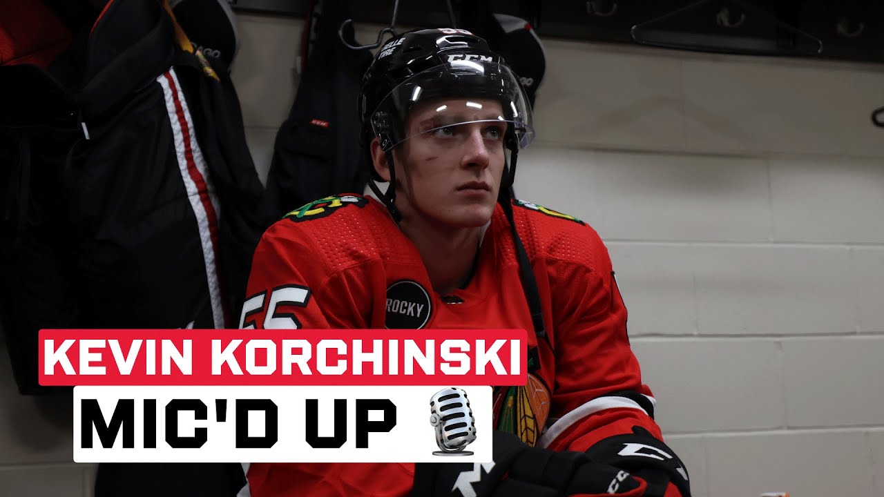 Kevin Korchinski Mic'd up 🎙️| Chicago Blackhawks