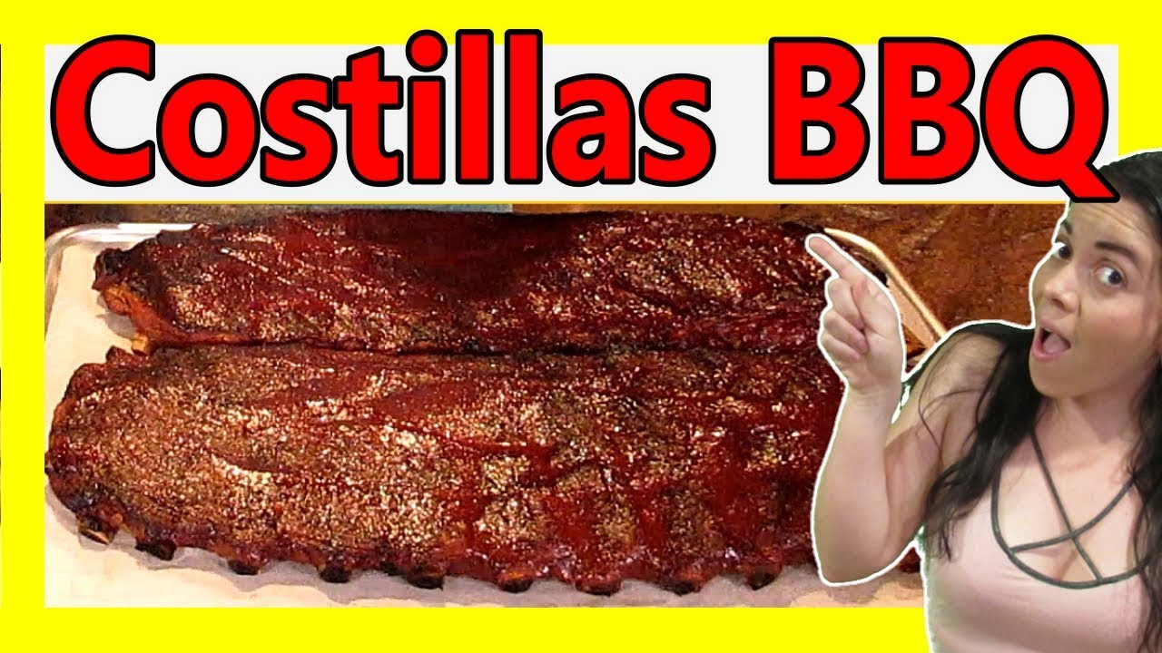 💖 COSTILLAS AL HORNO con SALSA BBQ 🏆