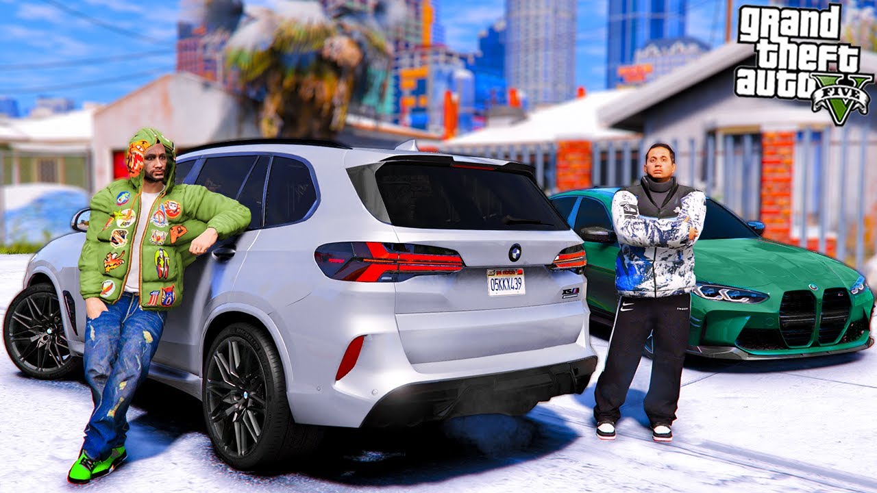 РЕАЛЬНАЯ ЖИЗНЬ В GTA 5 - КУПИЛИ ГАРВИНУ BMW X5M НА НОВЫЙ ГОД! 🌊ВОТЕР