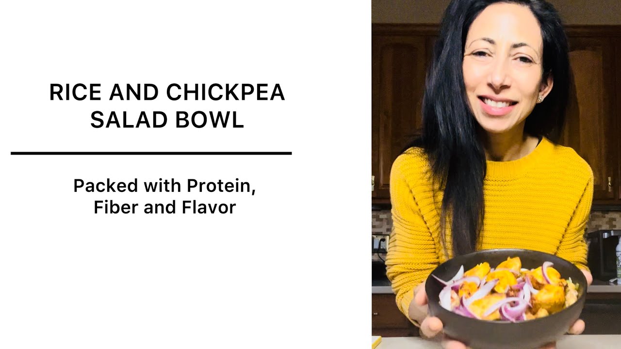 Rice and Chickpea Salad Bowl