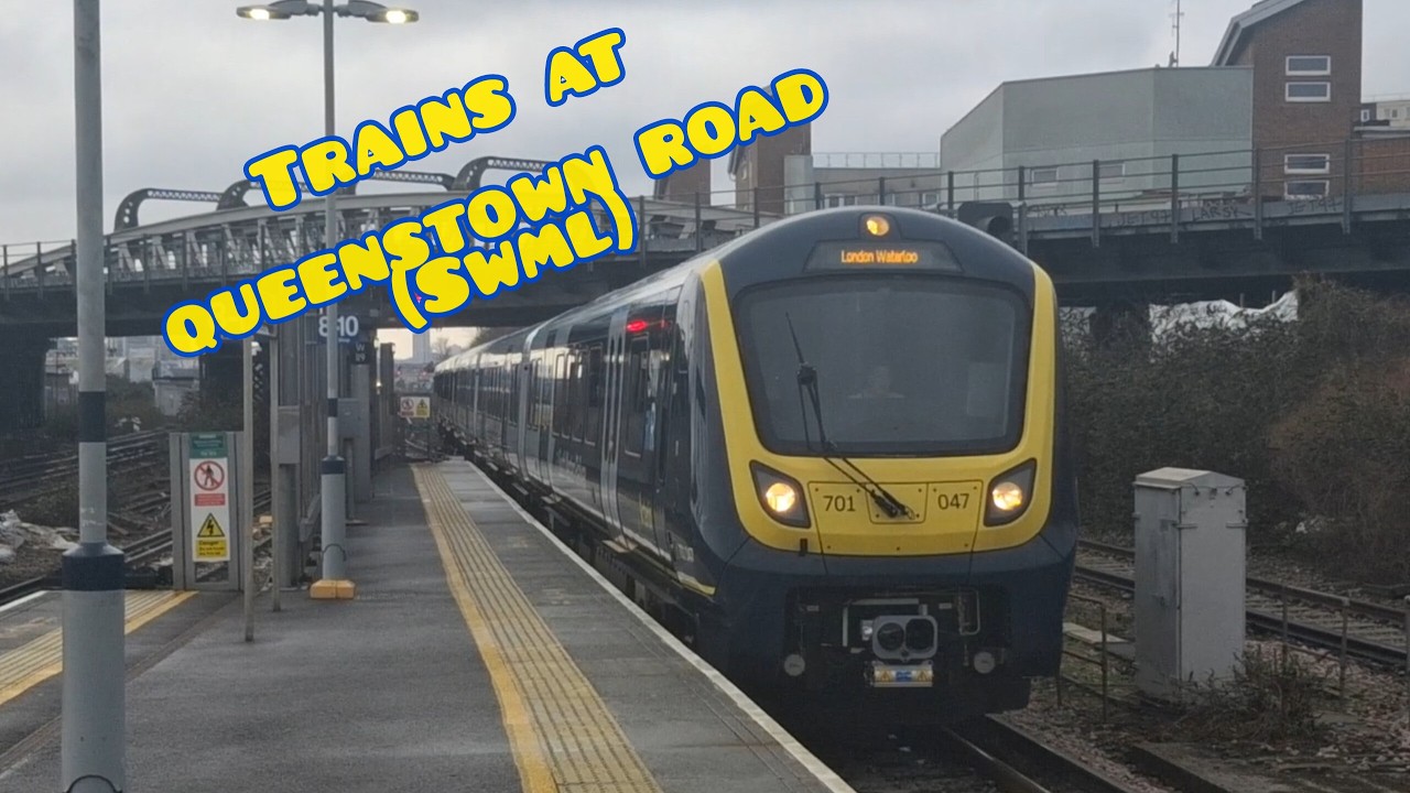 TEN MINUTES OF FAST TRAINS at Queenstown Road Battersea
