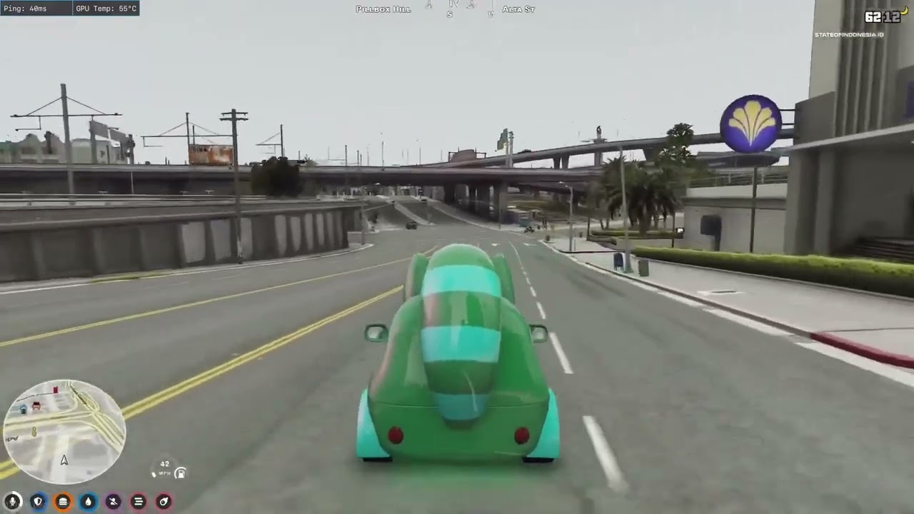 Rudi dan dante bersembunyi di mobil uwu,GTA5,#soifw #stateofindonesia #gtaroleplay