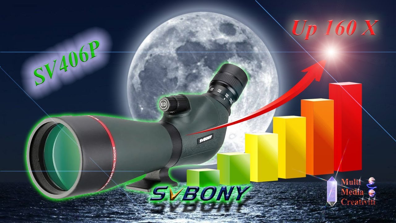 Разгон зума зрительной трубы SVBONY SV406P ED !!!