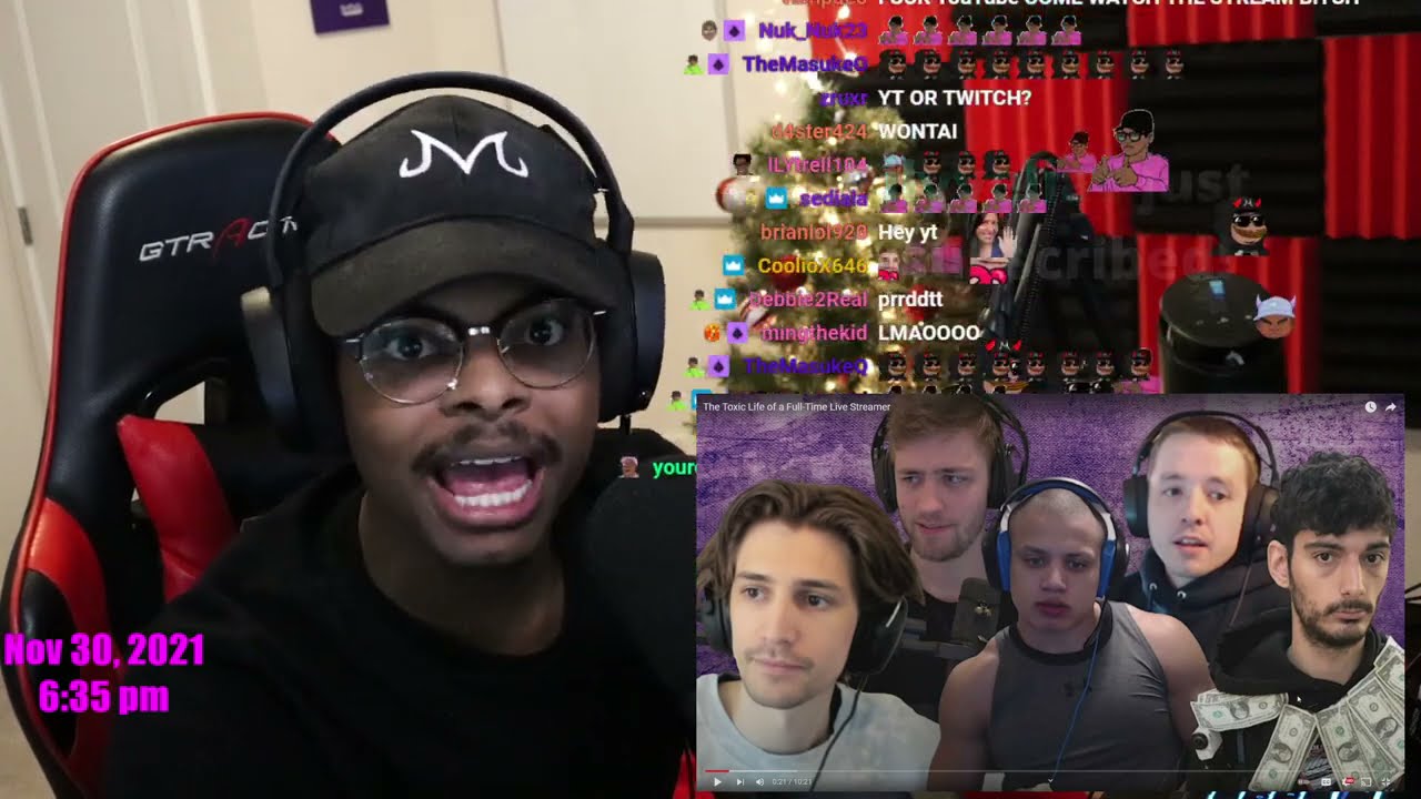 ImDontai Reacts To Patrick CC The Toxic Life Of A Full Time Streamer