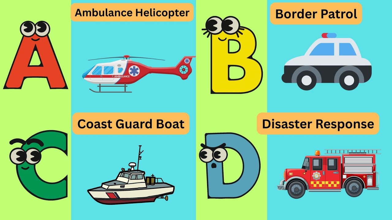 A to Z Vehicles 🚗 | Fun ABC Poem & Transport Song for Kids #kidslearning #abcsong #poem #song #abcd
