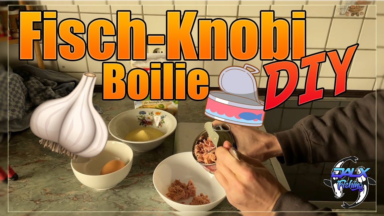 Der Fisch-Knobi Boilie - DIY + Rezept!
