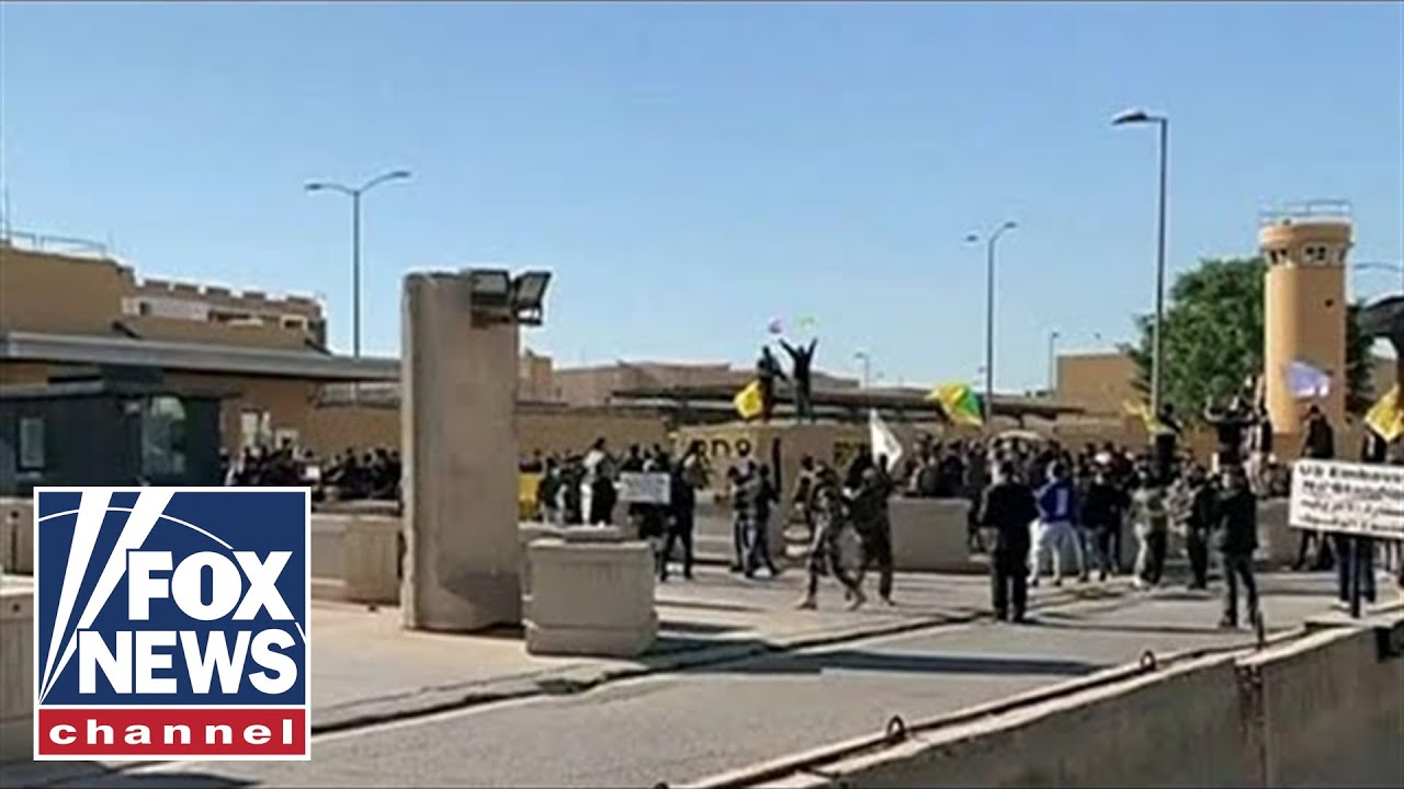 Iraqi protesters storm US Embassy compound in Baghdad