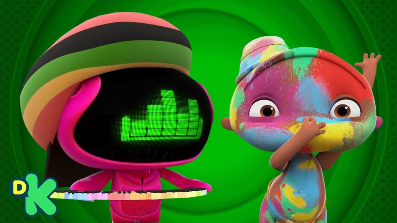 Travesuras, música y baile en la guardería | Mini Beat Power Rockers | Discovery Kids