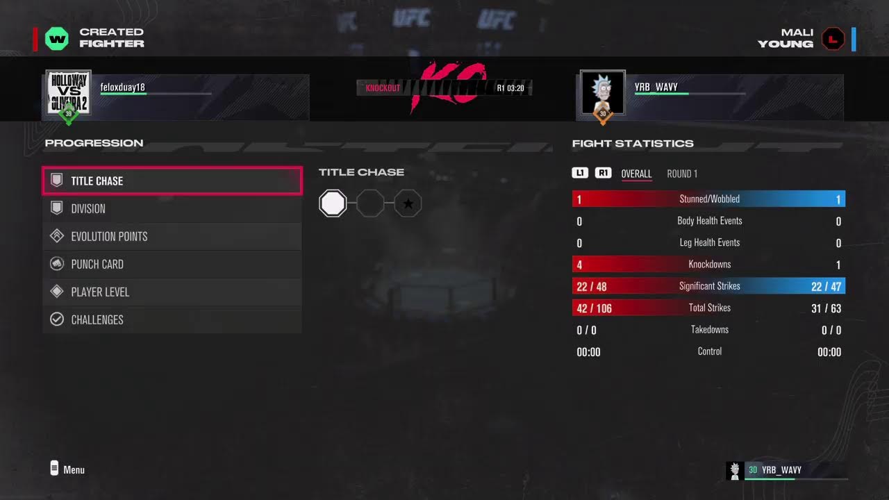 UFC5 stream Character development