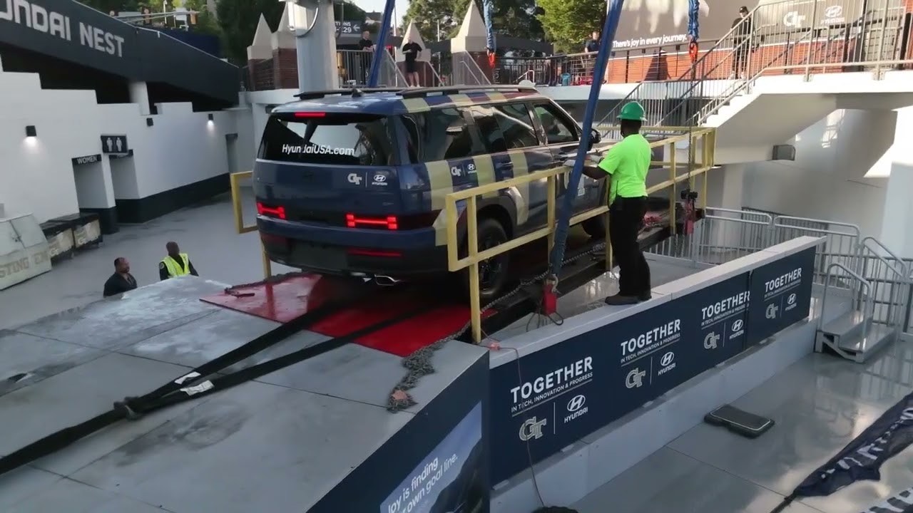 When Hyundai needs to swap cars from Bobby Dodd Stadium
