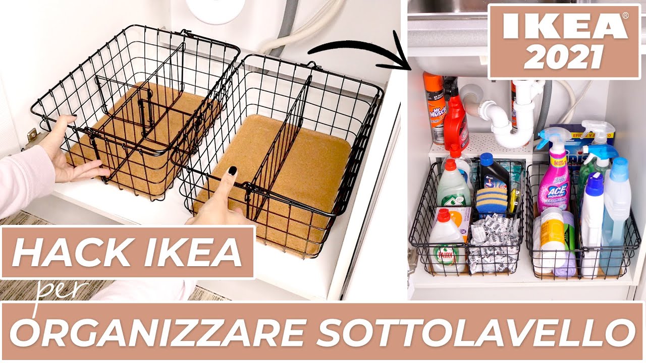 ORGANIZZARE LA CUCINA CON IKEA - Organizziamo il SOTTOLAVELLO + IKEA HACK