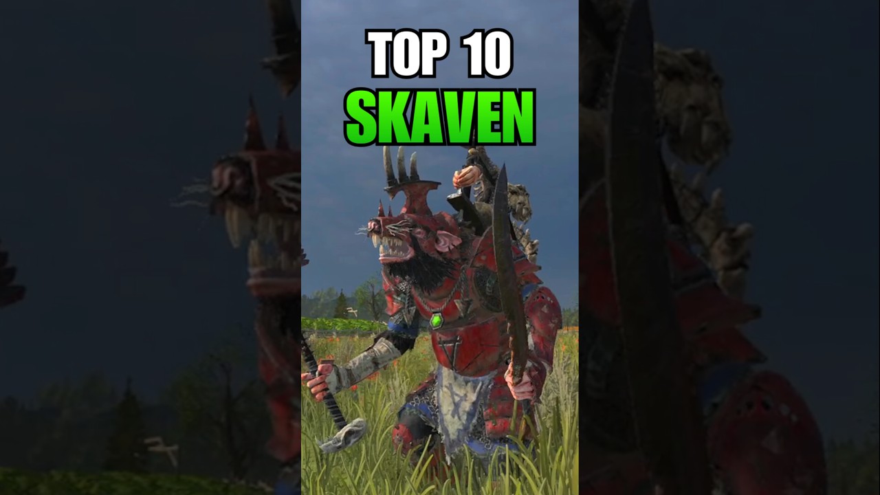 Top 10 Skaven Units Ranked by My Subscribers | Total War Warhammer 3