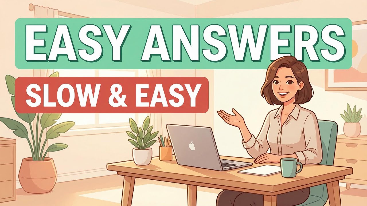 Job Interviews: Slow & Easy English Speaking Practice (A1)