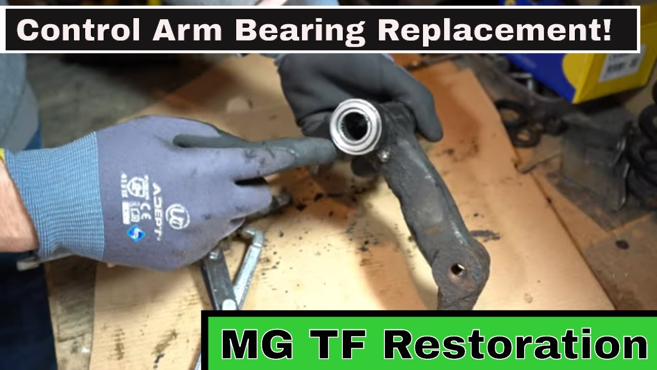 Upper Control Arm Bearing Replacement & Refurb ¦ MG TF Restoration